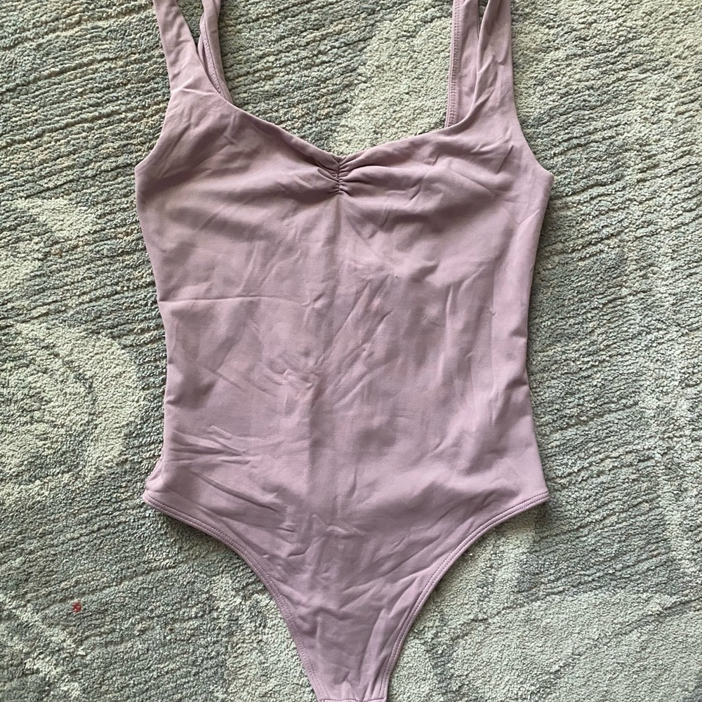 Babaton Purple Bodysuit Top